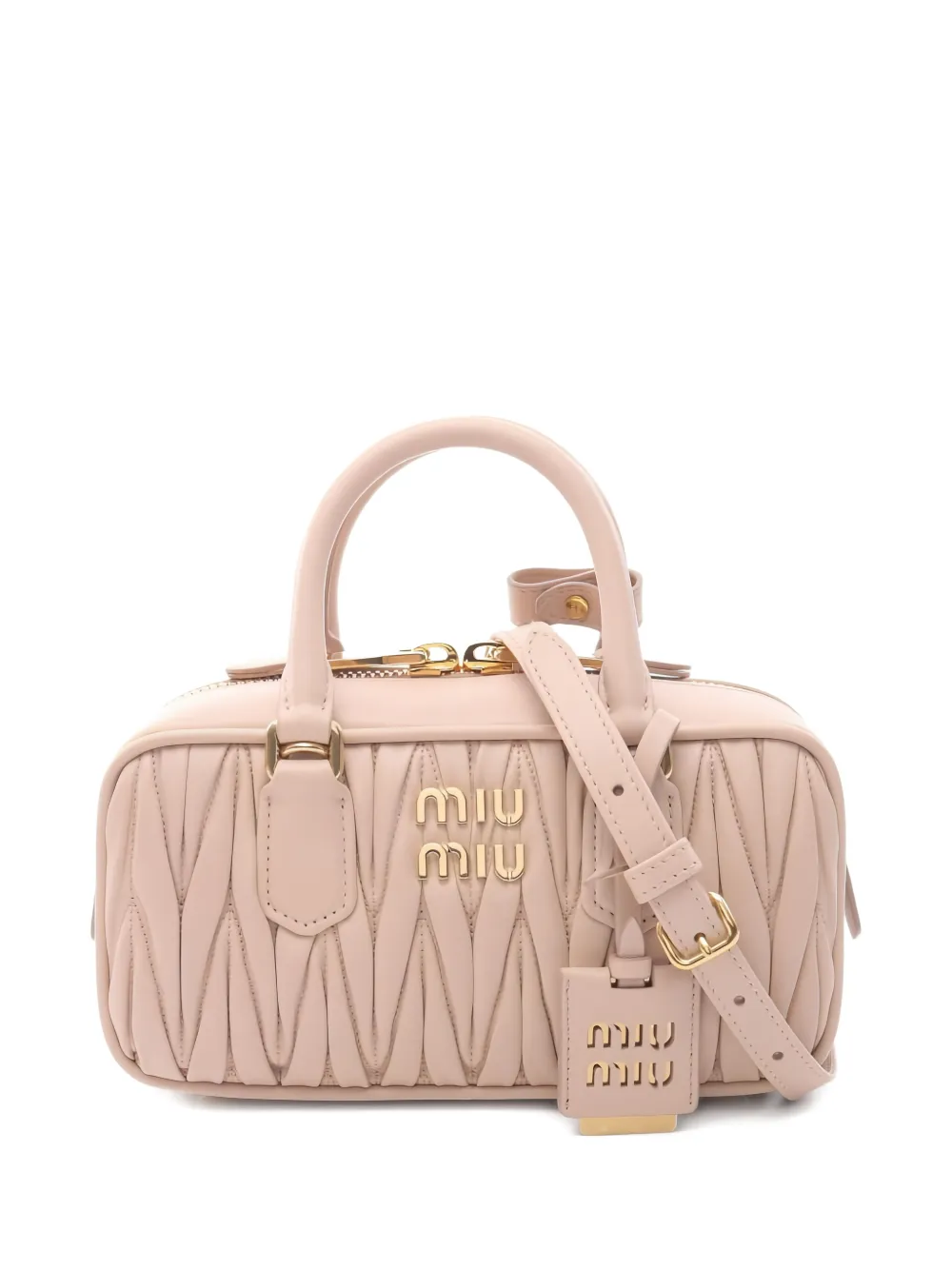 Miu Miu Pre-Owned Borsa tote in pelle anni 2020 - Toni neutri