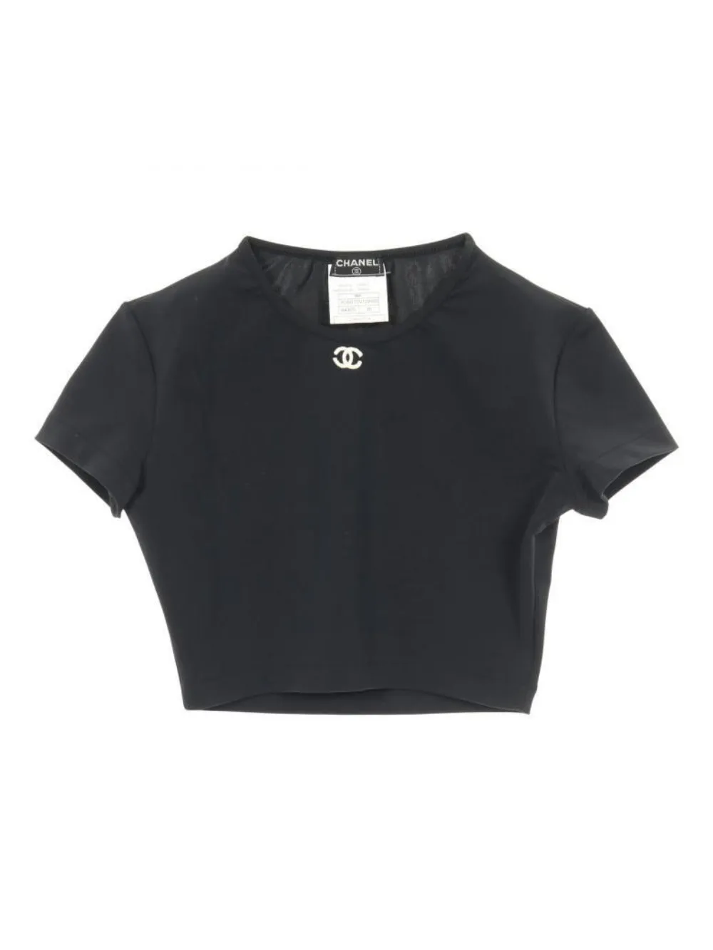 CHANEL Pre-Owned 1986-1988 short-sleeve T-shirt - Schwarz