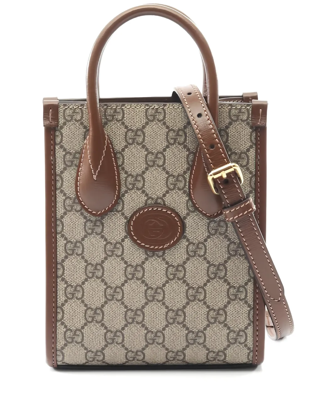 Gucci Pre-Owned 2010s mini Interlocking G tote bag - Toni neutri