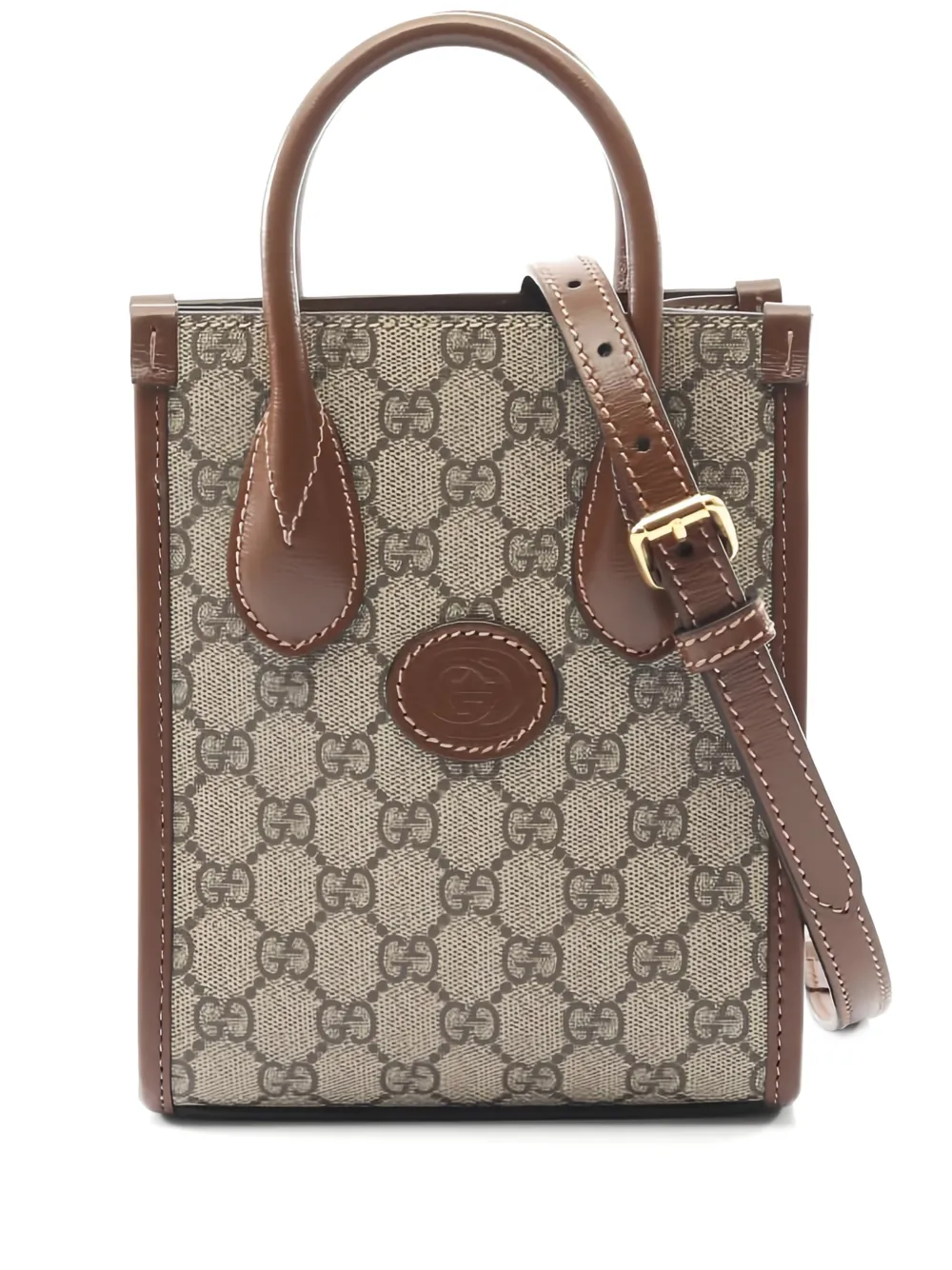 Gucci Pre-Owned 2010s mini Interlocking G tote bag - Toni neutri