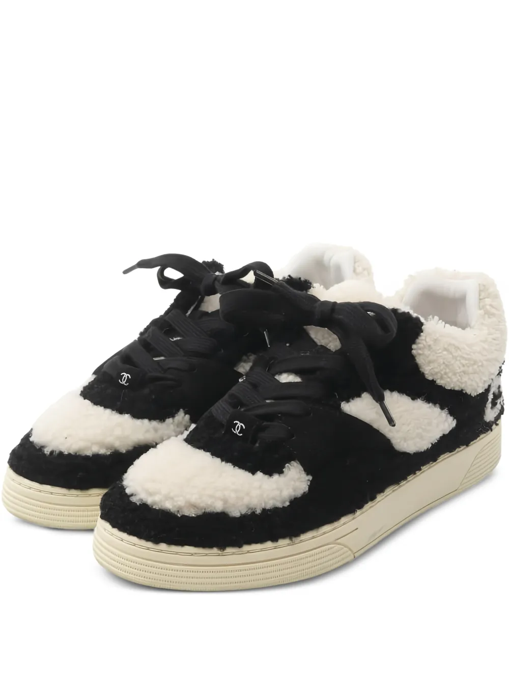 CHANEL Pre-Owned 1986-1988 Coco-mark sneakers - Schwarz