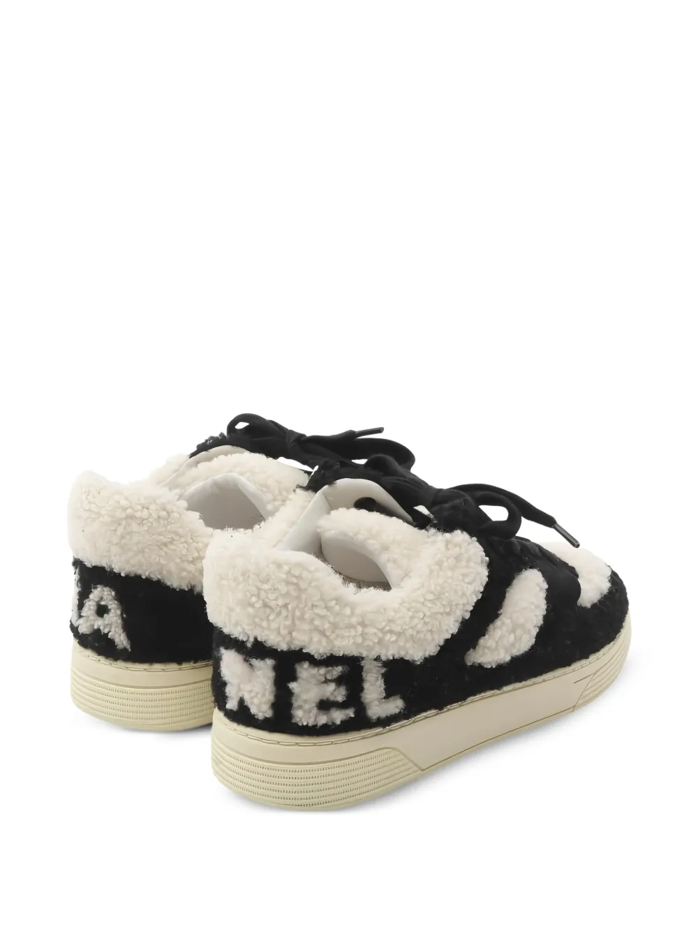 CHANEL Pre-Owned 1986-1988 Coco-mark sneakers - Zwart