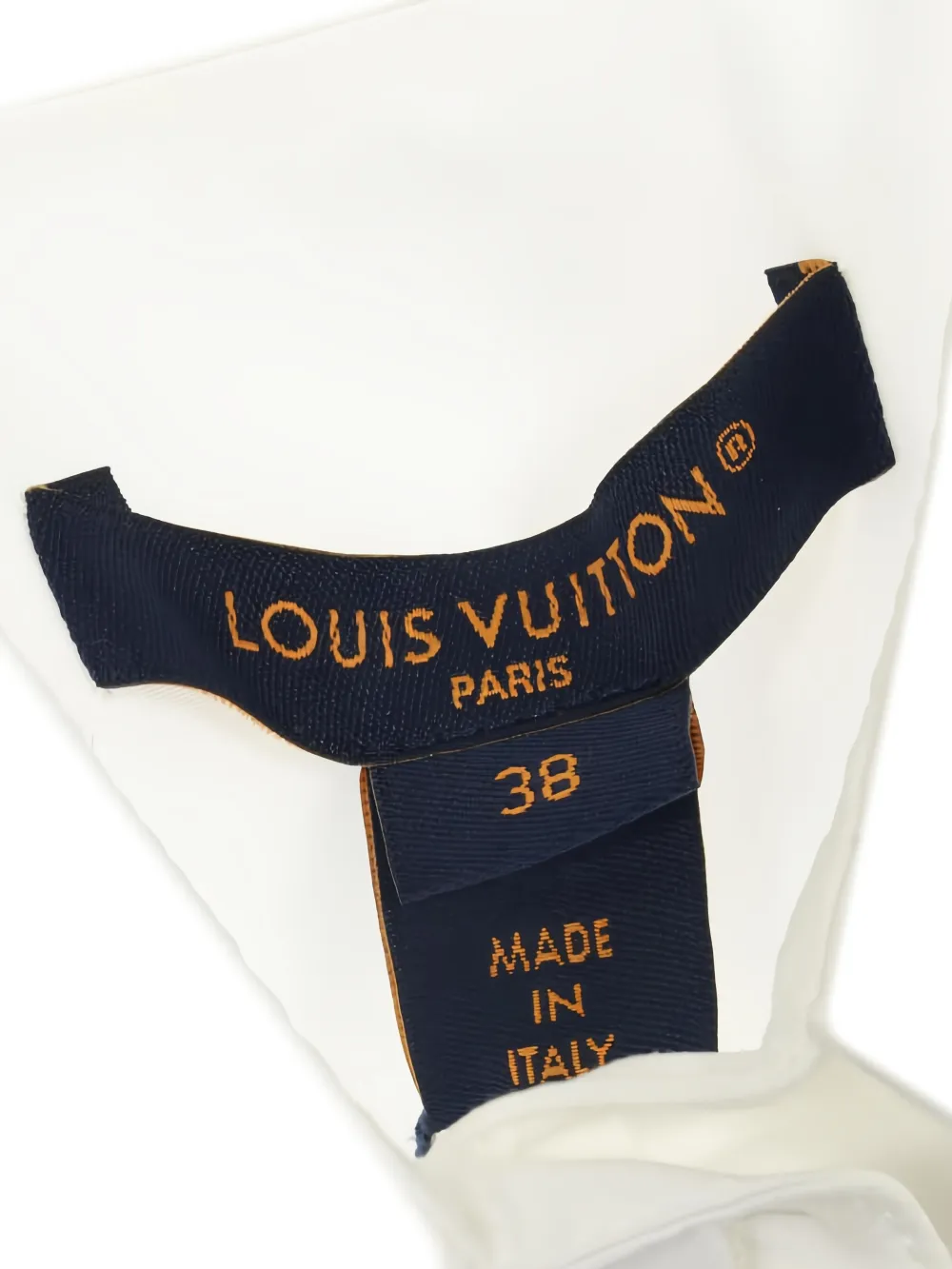 Louis Vuitton Pre-Owned Camicia crop anni 2010 - Bianco