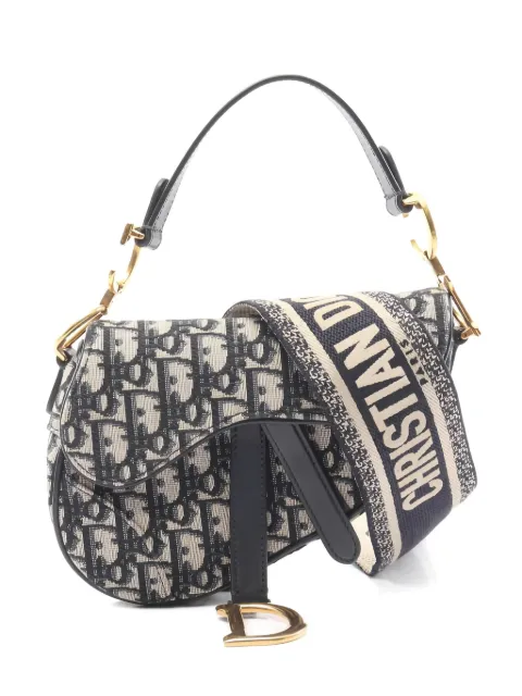 Christian Dior Pre-Owned 2010s mini Saddle jacquard tote bag