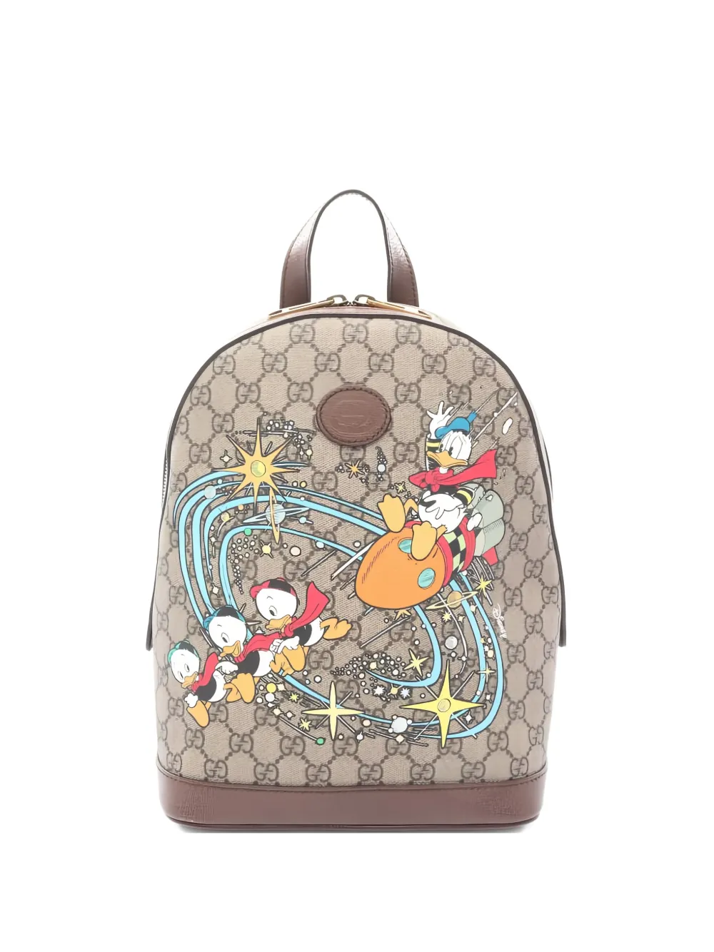 Gucci Pre-Owned x Disney 2010s GG Supreme Donald Duck backpack - Toni neutri