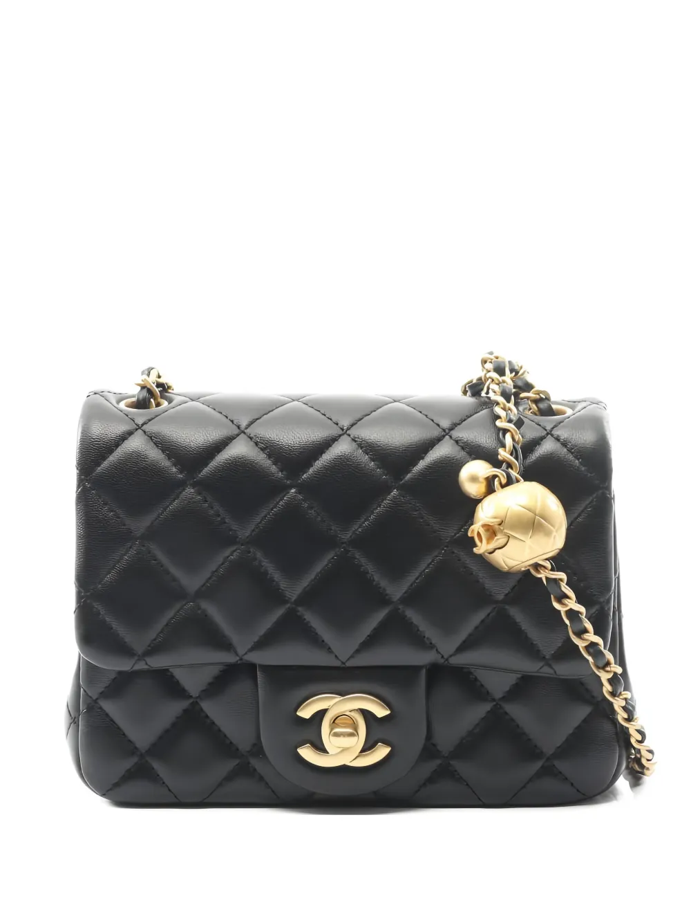 CHANEL Pre-Owned 2021 matelasse chain shoulder bag - Nero