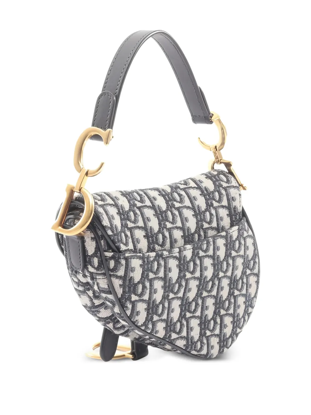 Christian Dior Pre-Owned 10s mini Saddle shoulder bag - Blauw