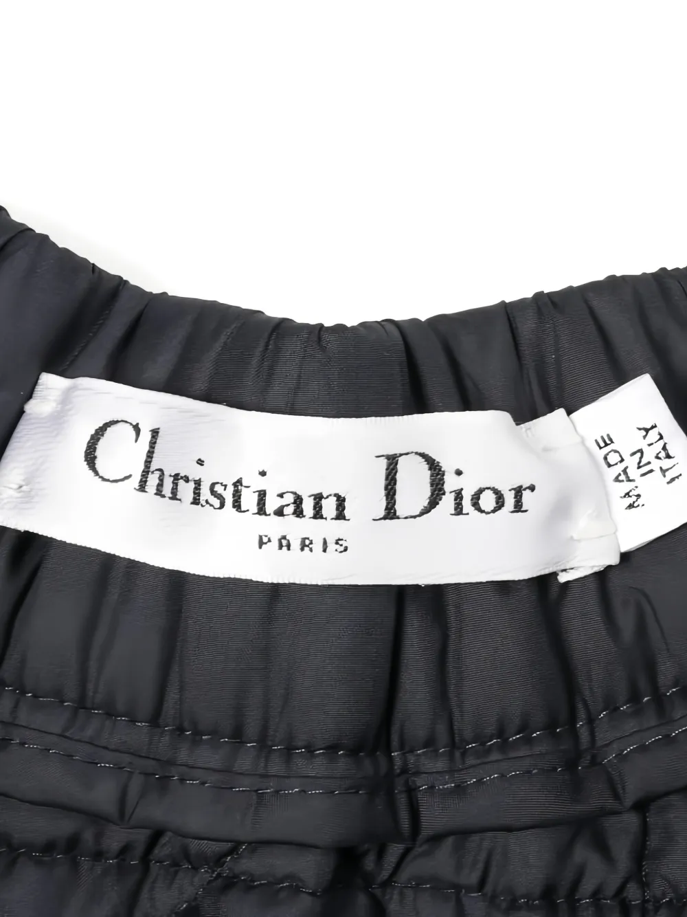 Christian Dior Pre-Owned 2010s キルティングスカート | ブラック