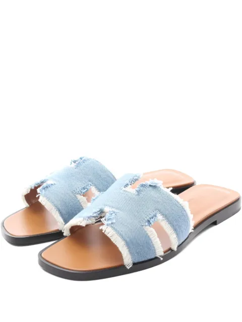 Hermès Pre-Owned 2010s Oran denim sandals