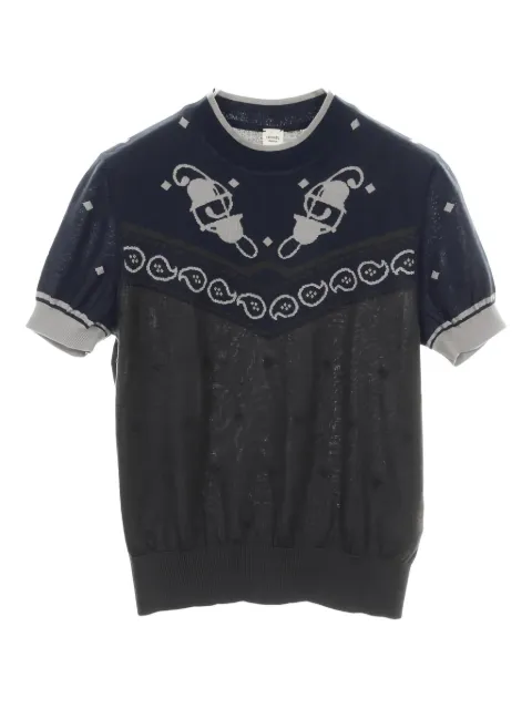 Hermès Pre-Owned 2000s short-sleeved knitted top