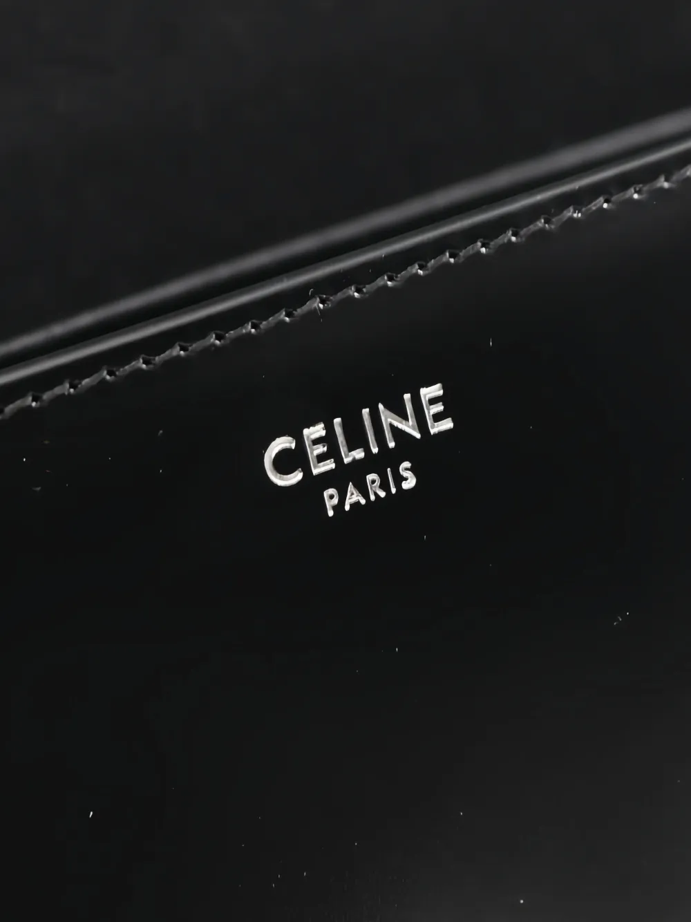 2020s Triomphe Leather Shoulder Bag