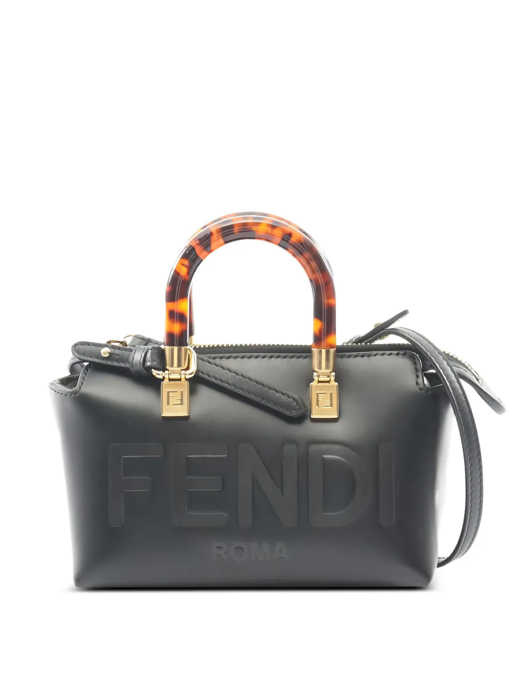 Fendi Pre-Owned 2010s mini By the Way logo tote bag - Nero