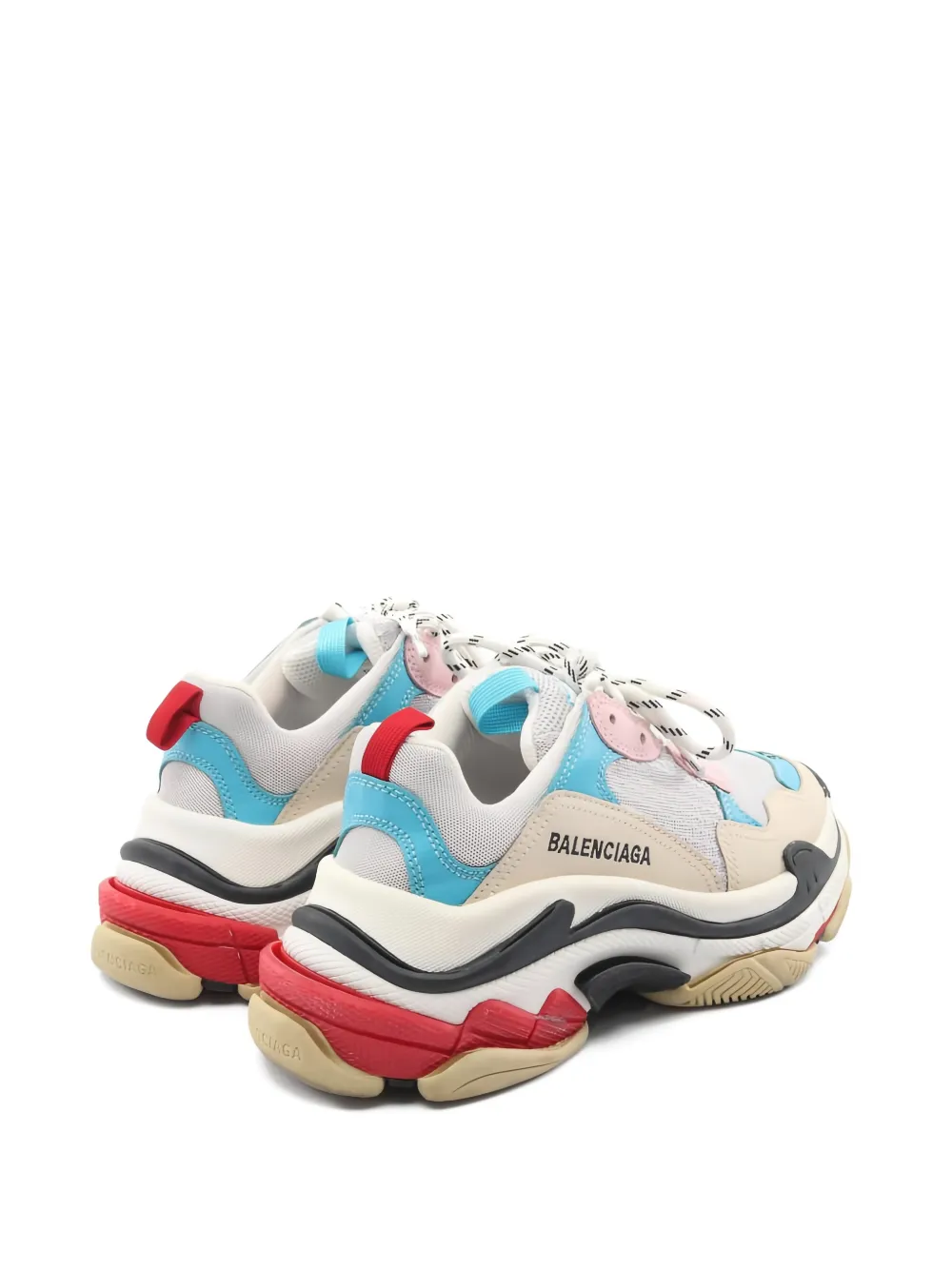 Balenciaga Pre-Owned Triple S leather sneakers - Beige