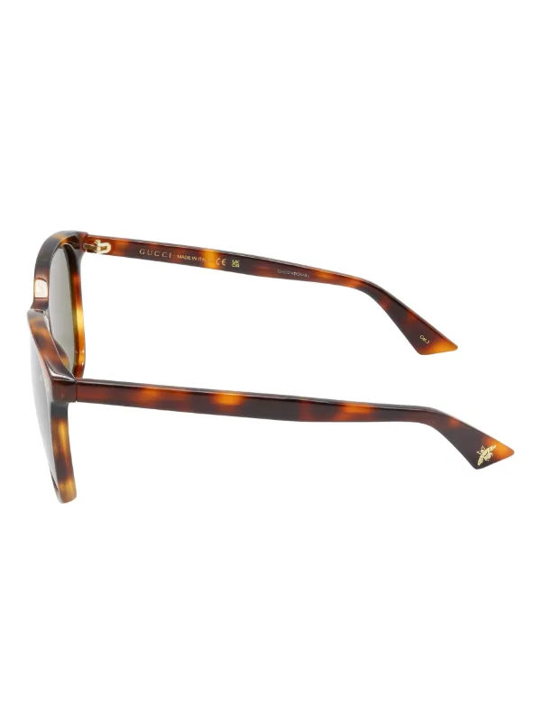 Gucci Pre-Owned 2020s tortoiseshell-pattern Sunglasses  display picture 1
