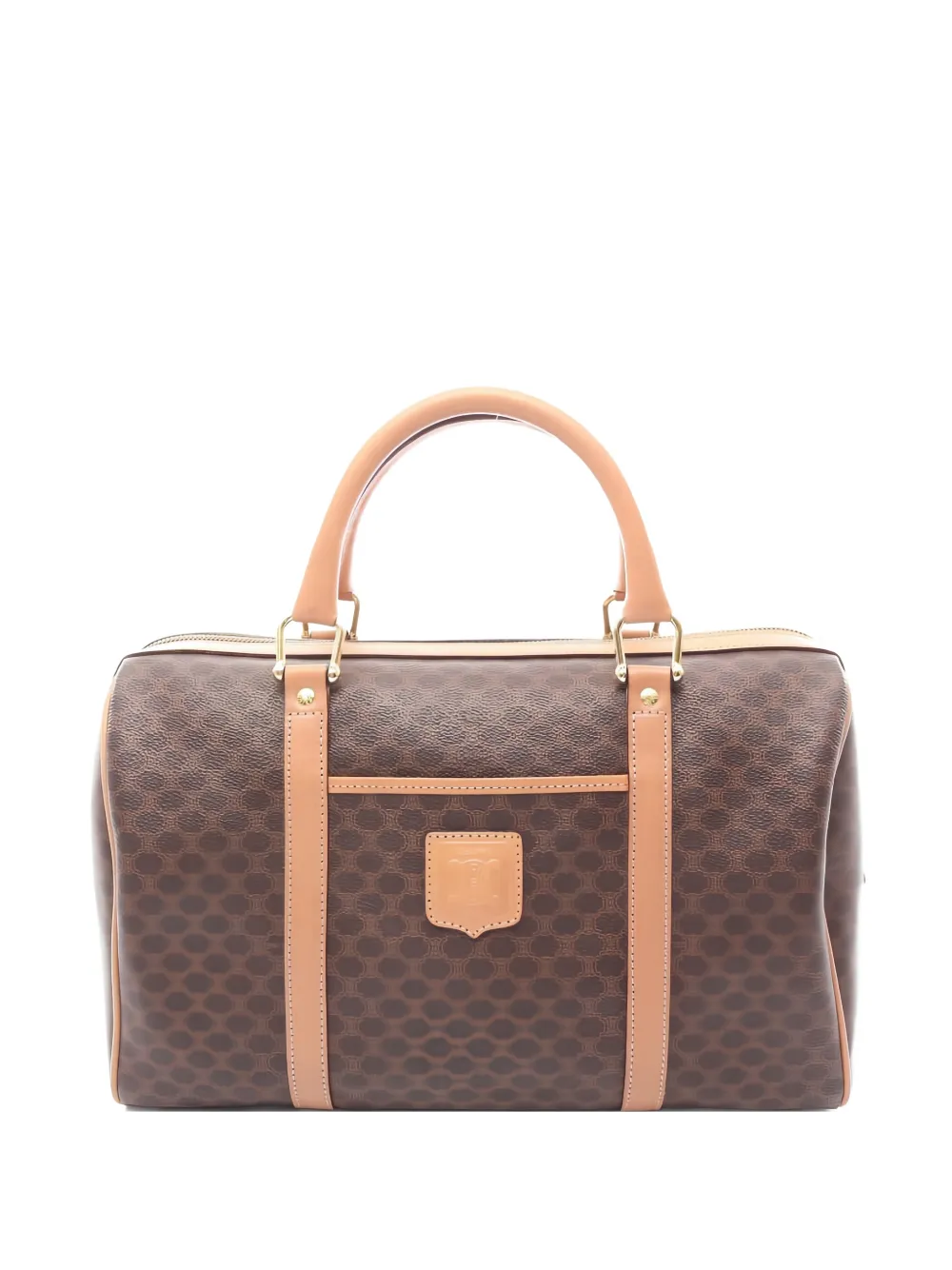 Celine Pre-Owned 2010s Macadam Boston tote bag - Marrone