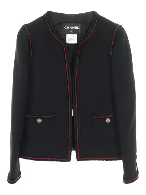 CHANEL Pre-Owned 1986-1988 tweed jacket