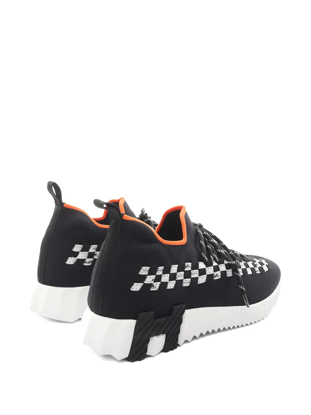 Herm&egrave;s Pre-Owned 2020s sneakers van gebreide stof - Zwart