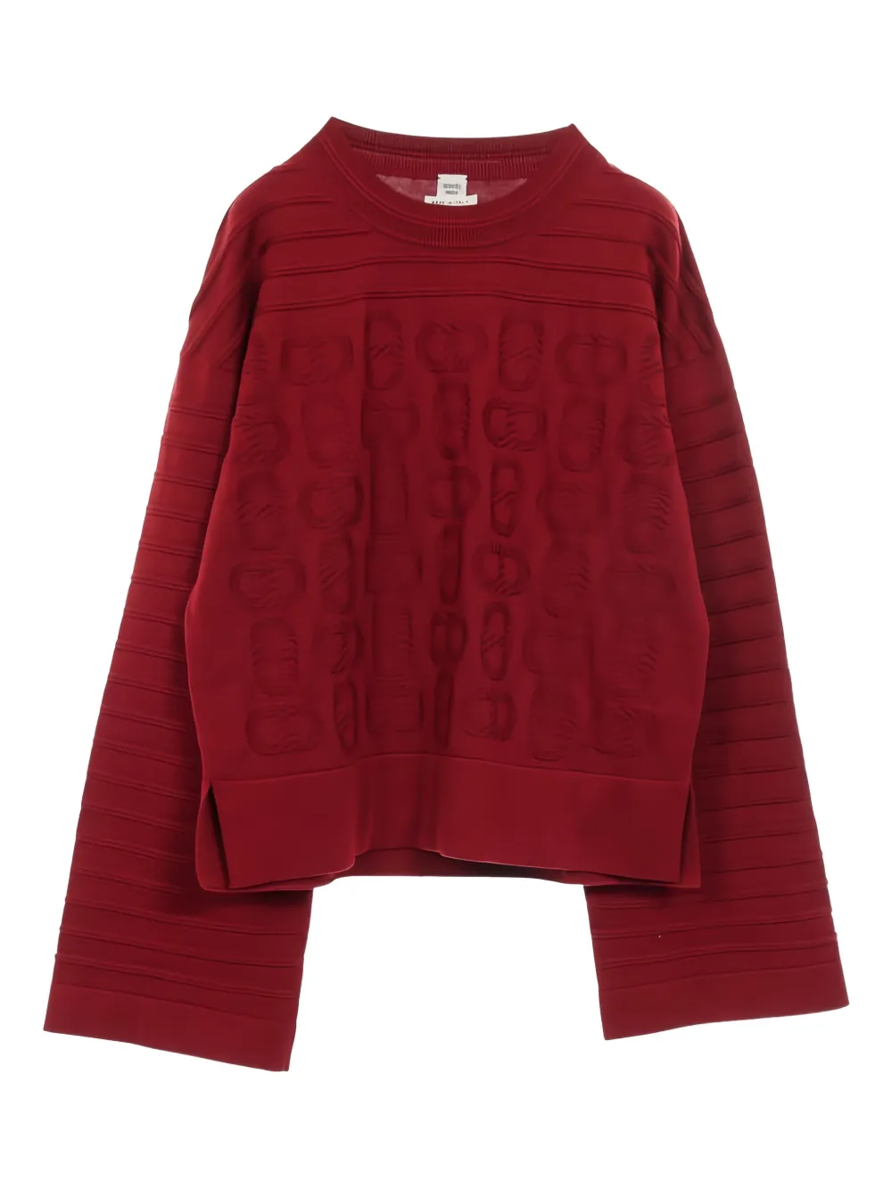 Pre-owned Hermes 2010s Chaîne D'ancre Crew-neck Sweater In Red