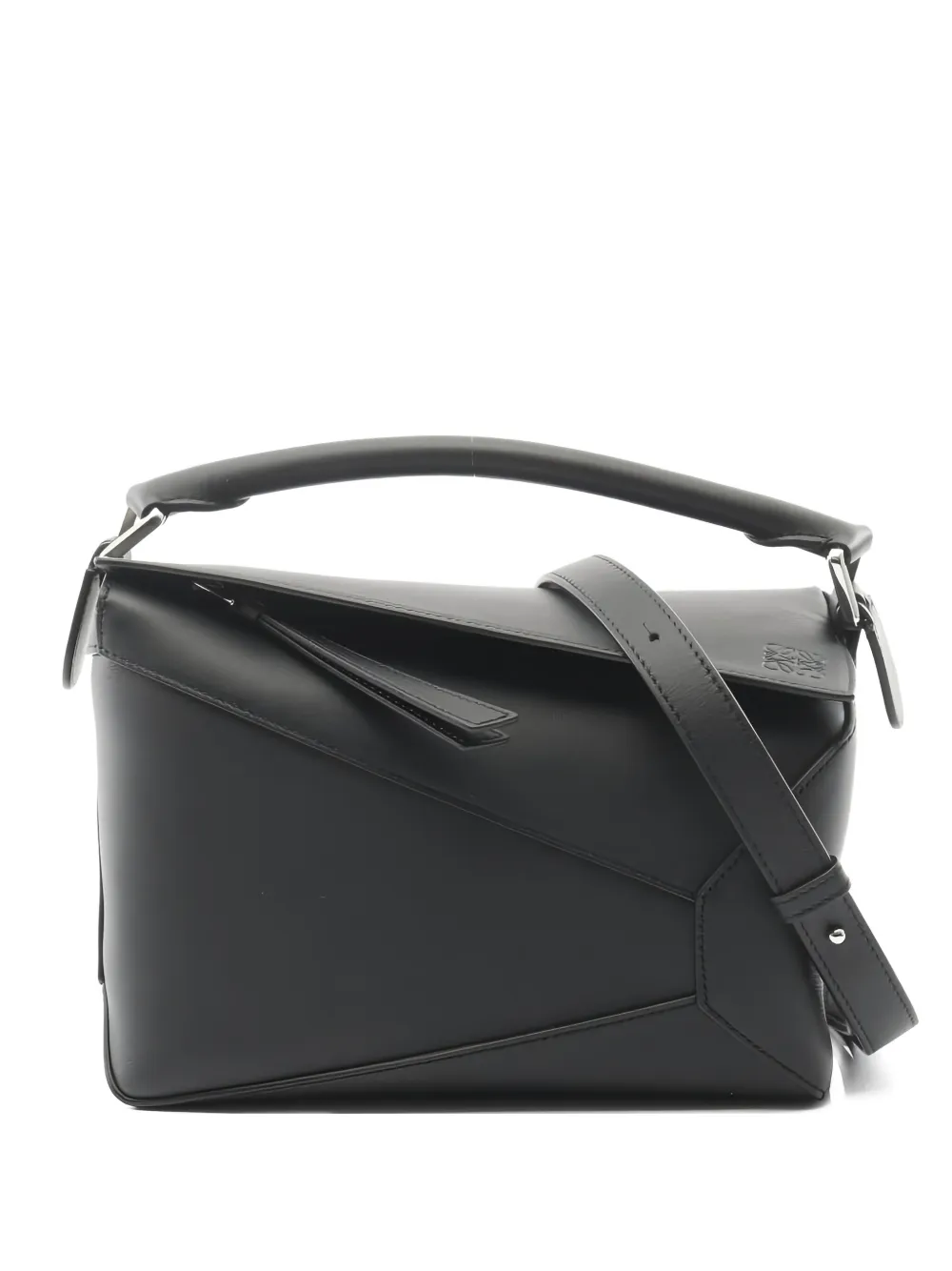 Loewe Pre-Owned Borsa tote Puzzle piccola in pelle anni 2020 - Nero