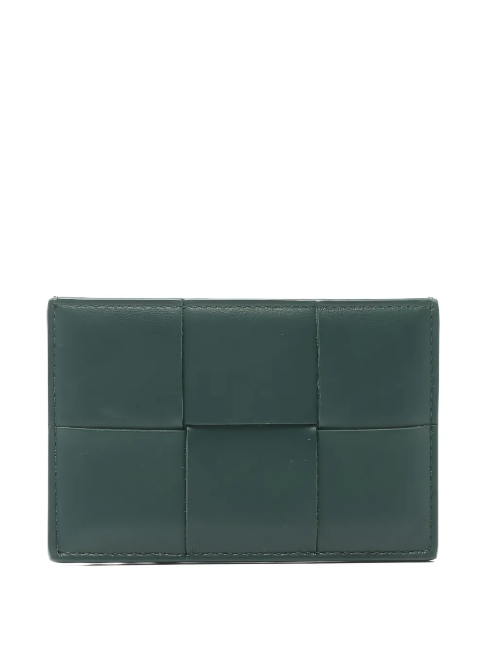 Bottega Veneta Pre-Owned 2010s Cassette leather card holder - Verde