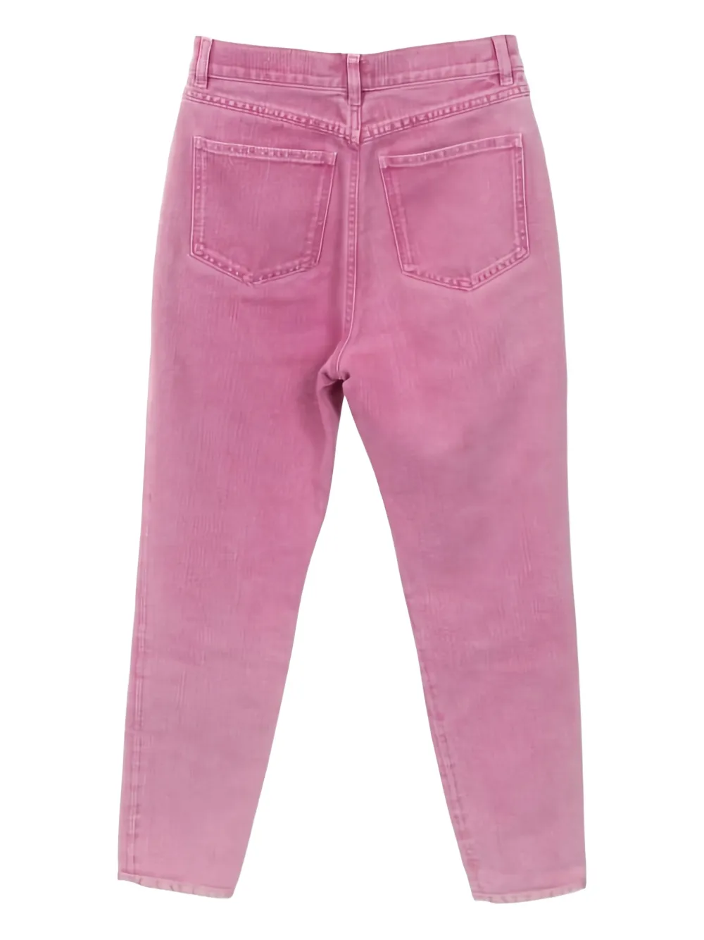 CHANEL Pre-Owned 1986-1988 logo-detail denim jeans - Roze