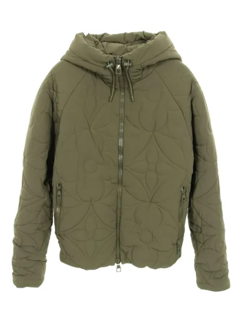 Louis Vuitton Pre-Owned chamarra capitonada con capucha 2010