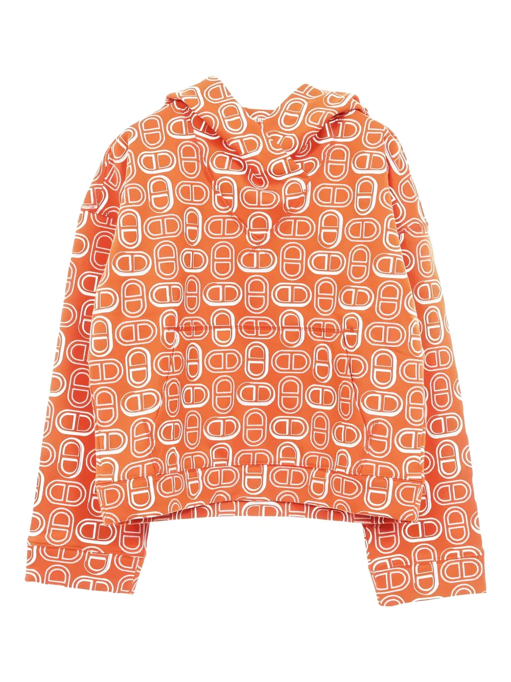 Hermès Pre-Owned 2010s Chaîne d'Ancre hoodie - Orange