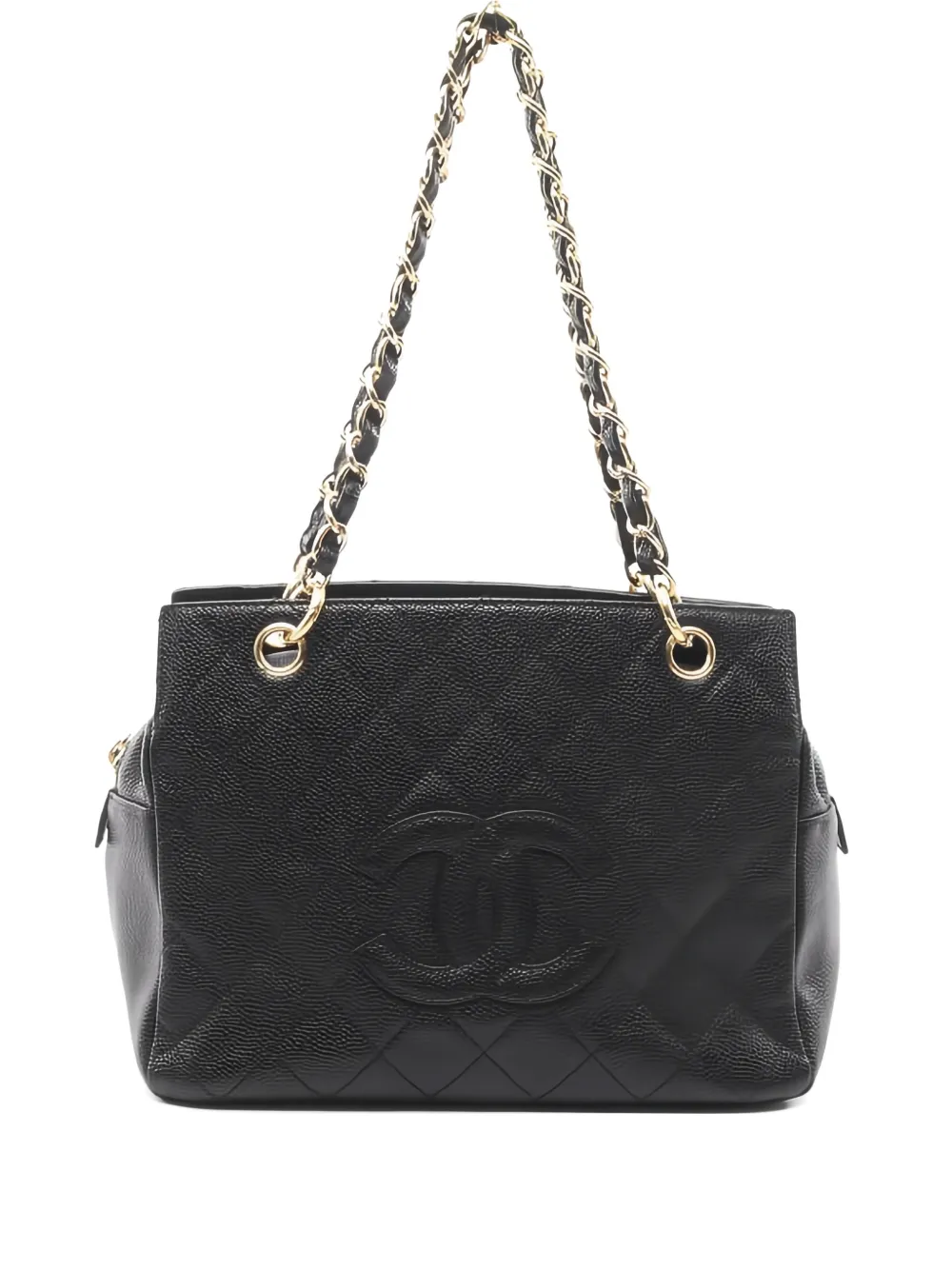 CHANEL Pre-Owned 2002-2003 matelasse chain shoulder bag - Nero