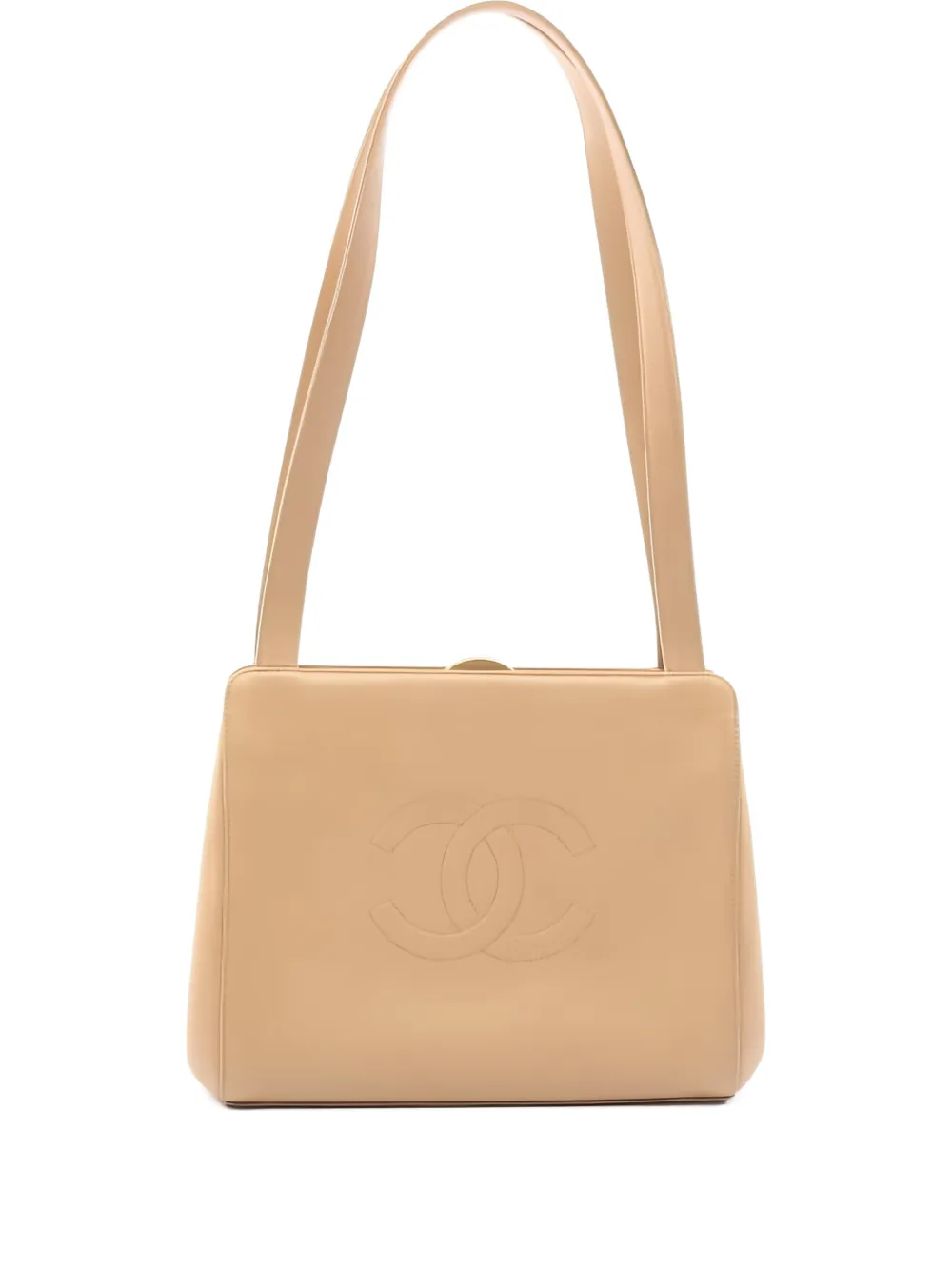 CHANEL Pre-Owned 1997-1999 caviar-leather shoulder bag - Toni neutri