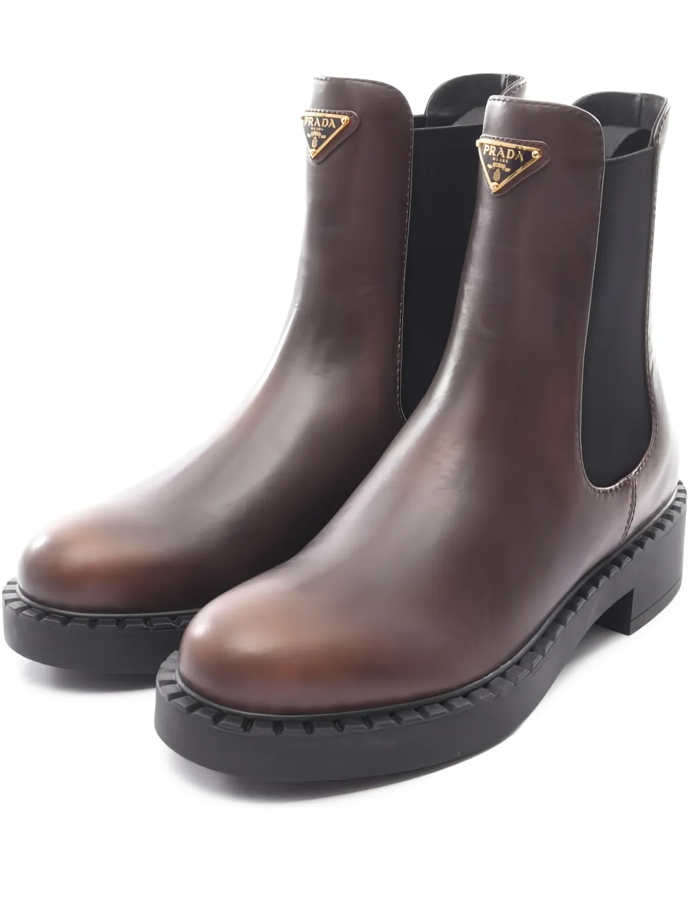 Prada Pre-Owned 2020s Chelsea-Boots - Braun