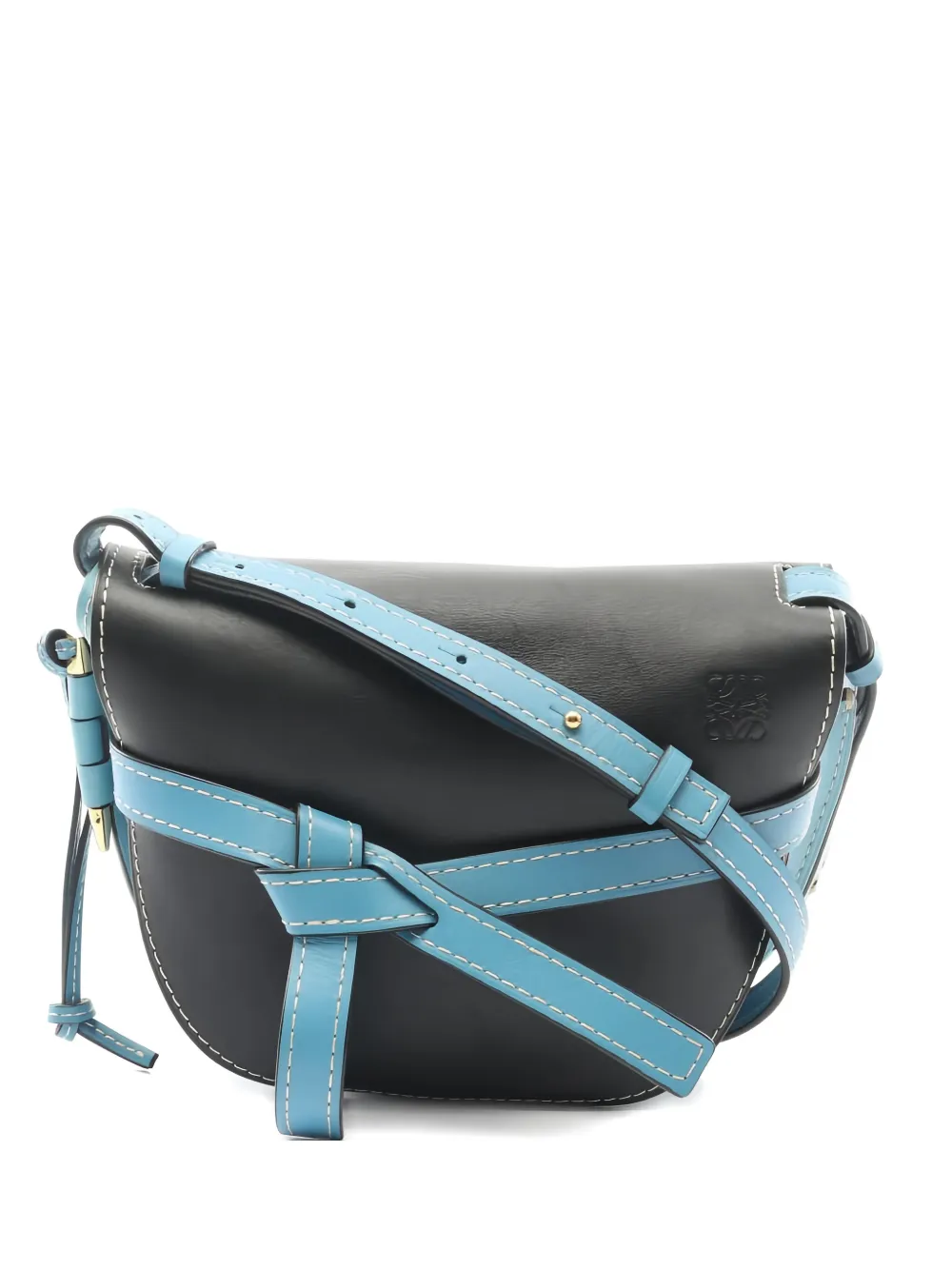 Loewe Pre-Owned Borsa a spalla Gate piccola in pelle anni 2000 - Nero