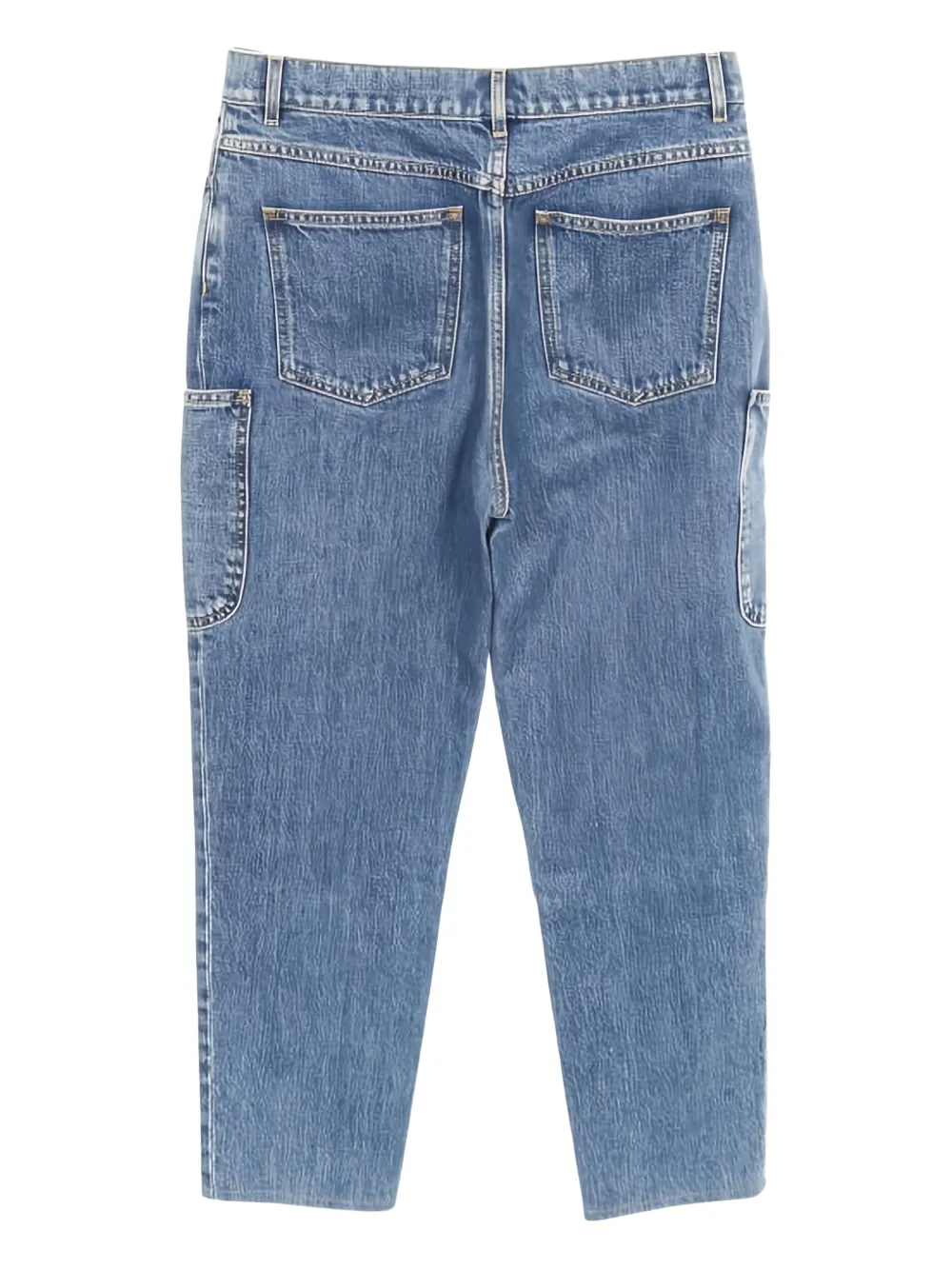 CHANEL Pre-Owned 1986-1988 buttoned denim trousers - Blauw