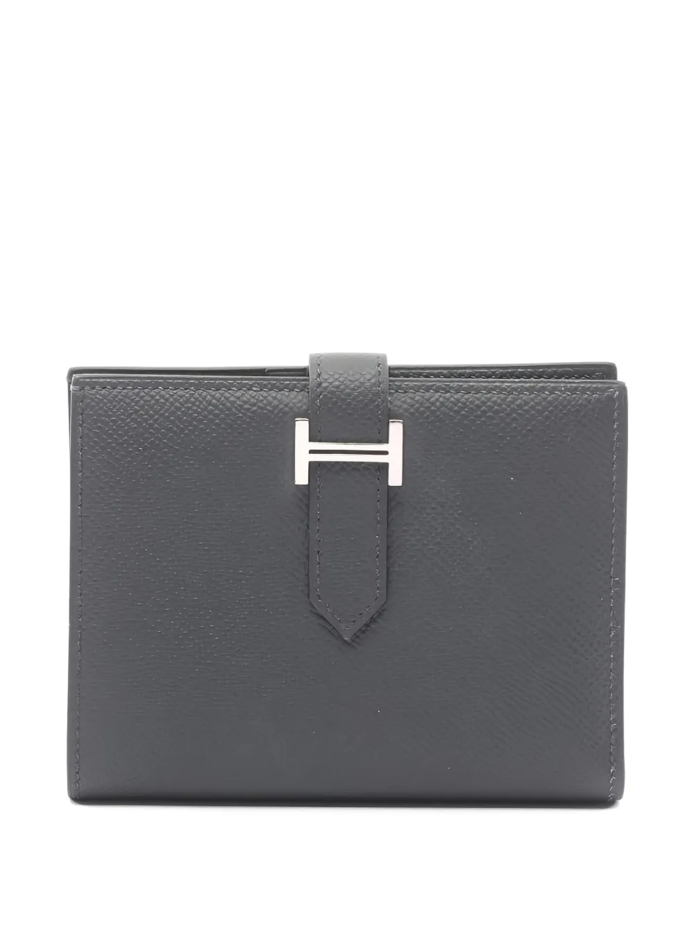 Hermès Pre-Owned Portafoglio bi-fold Bearn in pelle 2024 - Grigio
