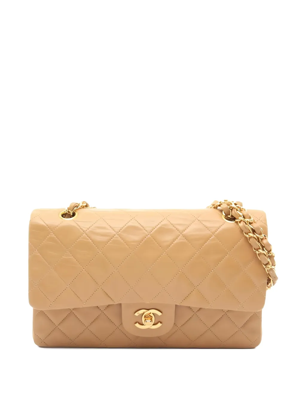 CHANEL Pre-Owned 1997-1999 Matelasse W flap chain shoulder bag - Toni neutri