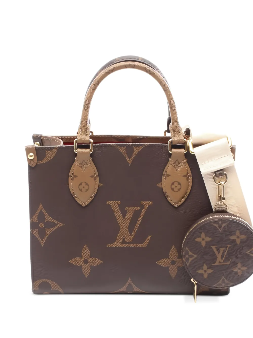 Louis Vuitton Pre-Owned Borsa tote PM OnTheGo - Marrone