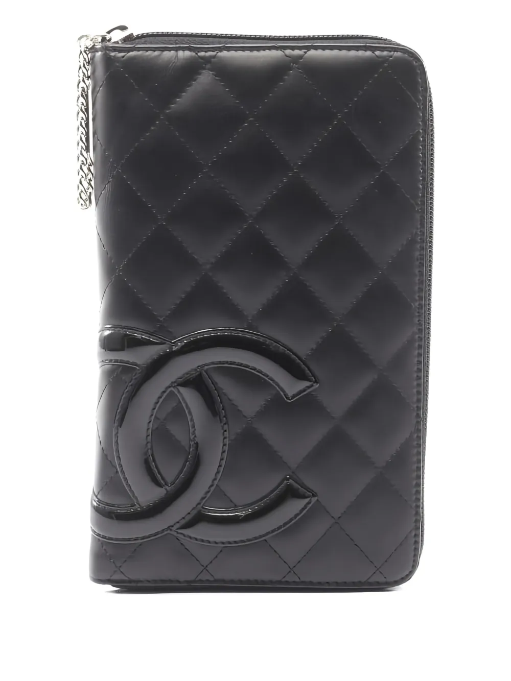 CHANEL Pre-Owned 2006-2008 Cambon zip-fastening wallet - Nero
