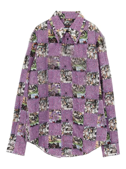 Louis Vuitton Pre-Owned chemise damier (années 2020)