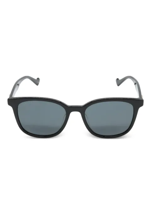 Gucci Pre-Owned 20s logo-plaque sunglasses