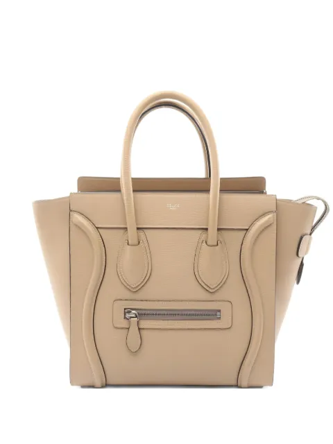 Celine Pre-Owned micro Luggage leather tote bag