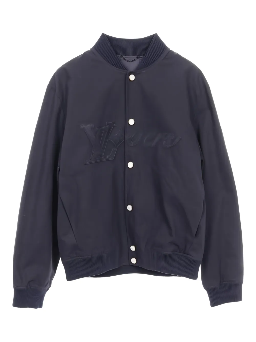 Louis Vuitton Pre-Owned 2010s Bomberjacke mit Knopfverschluss - Blau