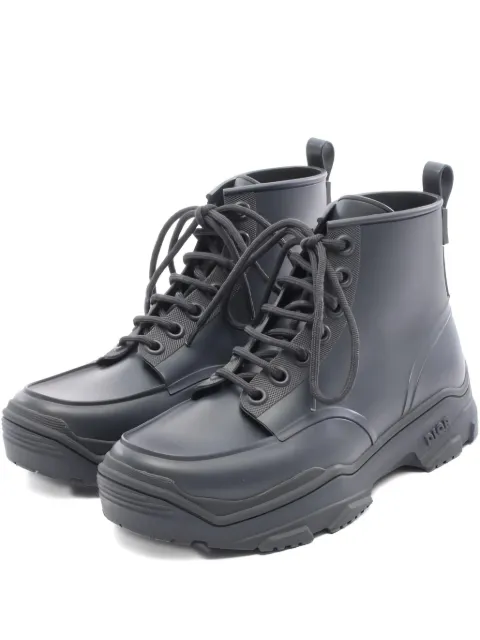 Christian Dior Pre-Owned lace-up combat boots
