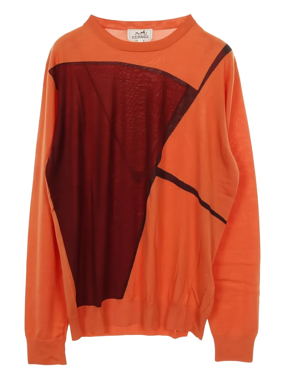 Hermès Pre-Owned Maglione girocollo anni 2020 - Arancione