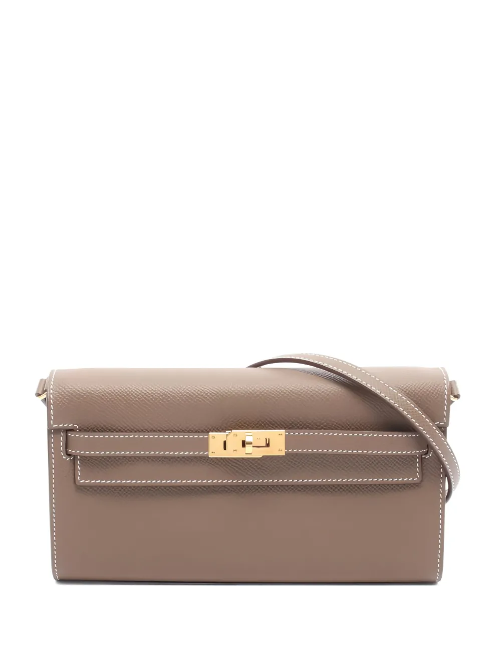 Hermès Pre-Owned 2023 Kelly To Go leather shoulder wallet - Toni neutri