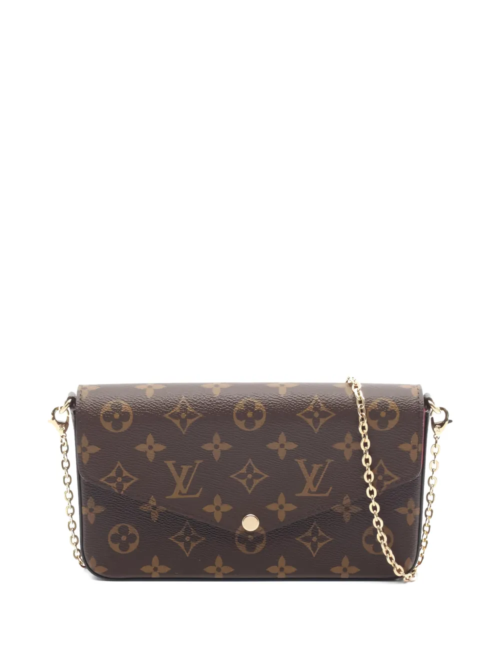 Louis Vuitton Pre-Owned Pochette Felicie in tela con monogramma - Marrone