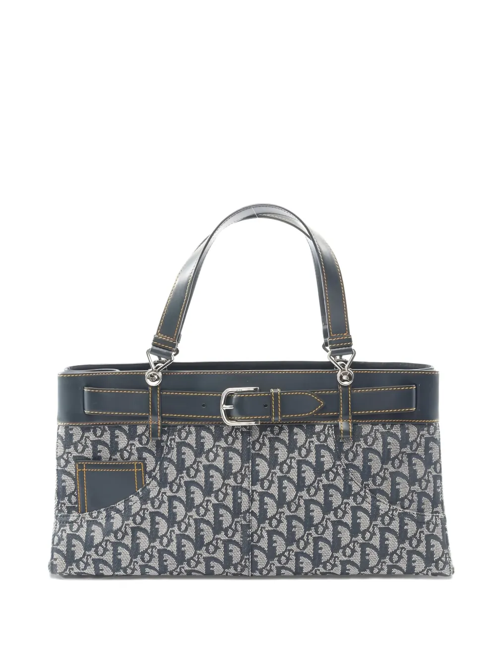 Christian Dior Pre-Owned 10s monogram-pattern handbag - Blu