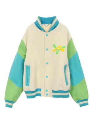 Louis Vuitton Pre-Owned 10s duck-appliqué Varsity Jacket