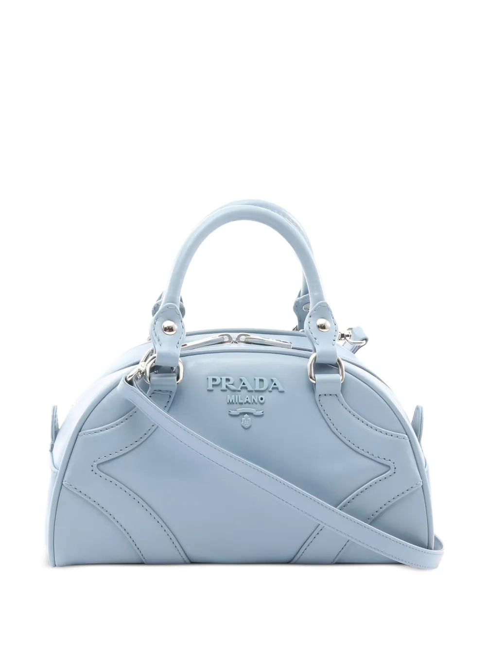 Prada Pre-Owned Borsa tote two-way in pelle anni 2010 - Blu