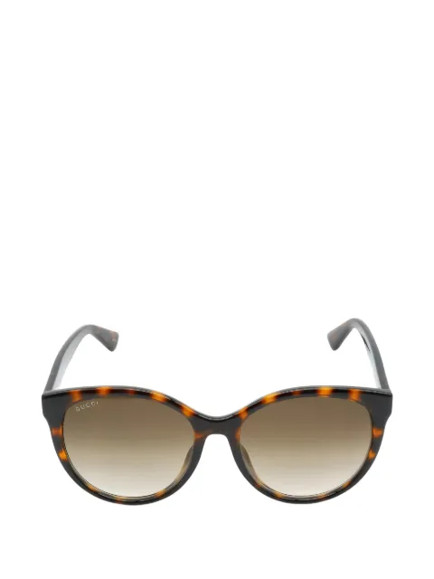 Gucci Pre-Owned lentes de sol con armazón estilo carey 2020