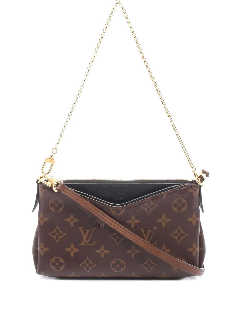 Louis Vuitton Pre-Owned Borsa a spalla Pallas Monogram 2017 - Marrone