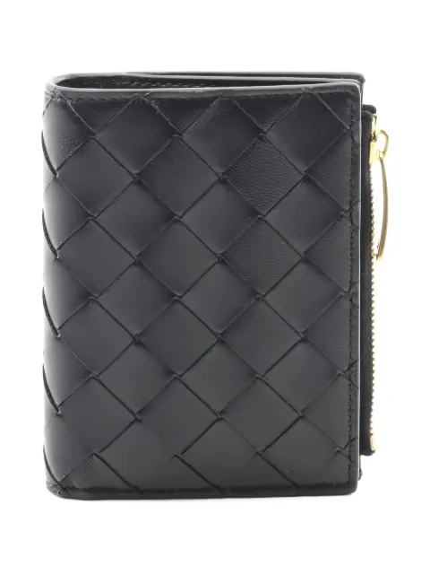 Bottega Veneta Pre-Owned 2020s Intrecciato bi-fold leather wallet